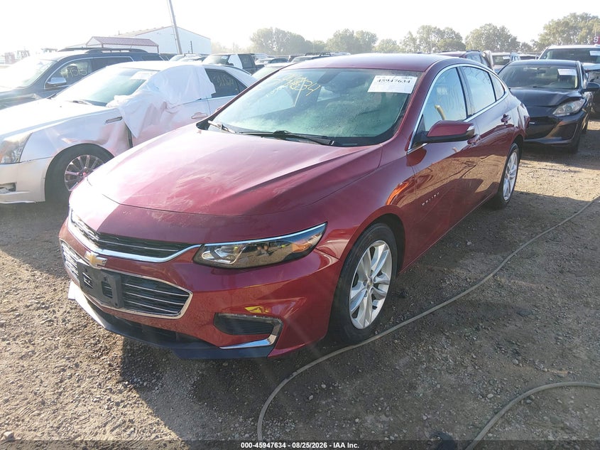 2018 Chevrolet Malibu, Удар ззаду, IAAI, VIN 1G1ZD5STXJF115891 — фото 2