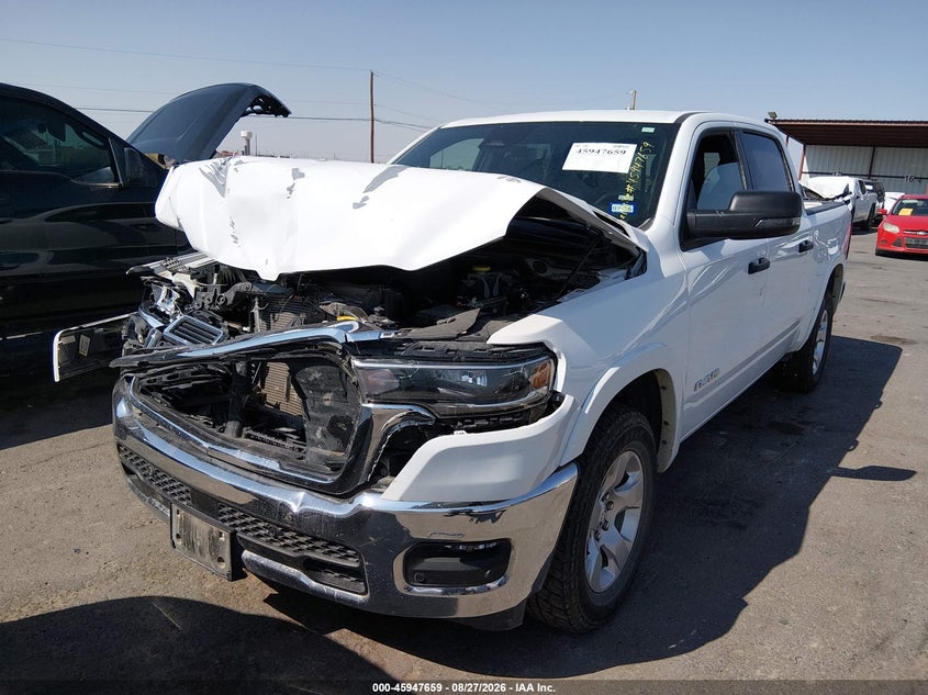 2025 RAM 1500, Front End, IAAI, VIN 1C6SRFFPXSN581493 — photo 2