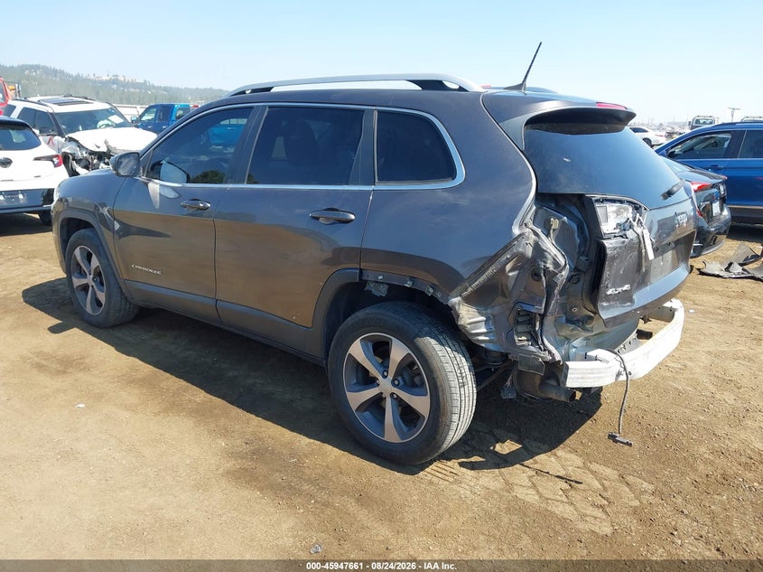 Vin: 1c4pjmdx8kd345248, lot: 46446833, jeep cherokee limited 4x4 20193