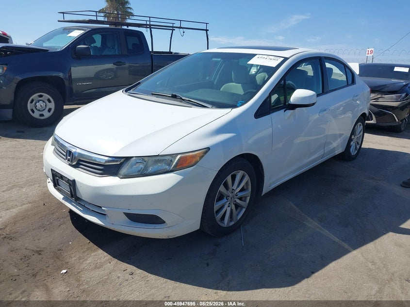 2012 Honda Civic, Правый зад, IAAI, VIN 19XFB2F8XCE323447 — фото 2