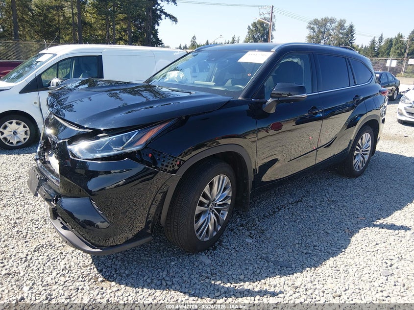 2023 Toyota Highlander, Front End, IAAI, VIN 5TDKDRBH7PS518604 — photo 2