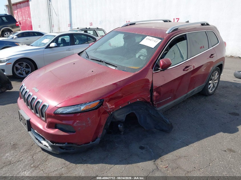 2016 Jeep Cherokee, Left Side, IAAI, VIN 1C4PJLDB5GW229421 — photo 2
