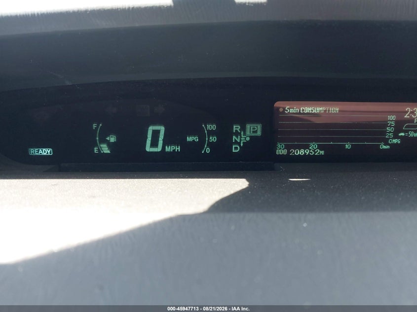 2011 TOYOTA PRIUS auction photo 7