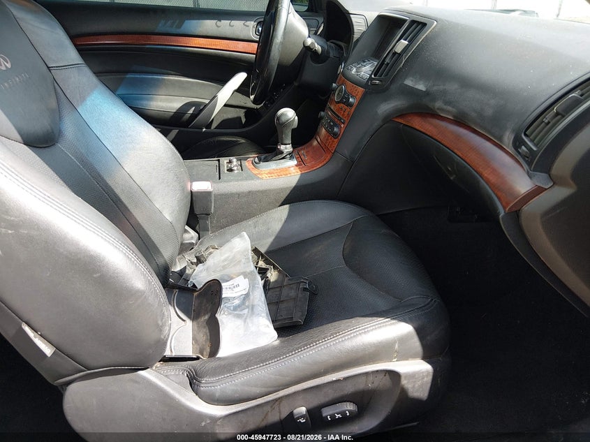 2009 INFINITI G37X auction photo 5