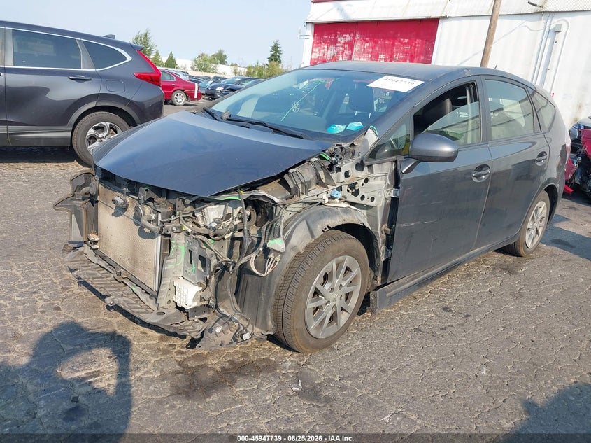 2016 Toyota Prius v (+), Удар спереду, IAAI, VIN JTDZN3EU5GJ054887 — фото 2