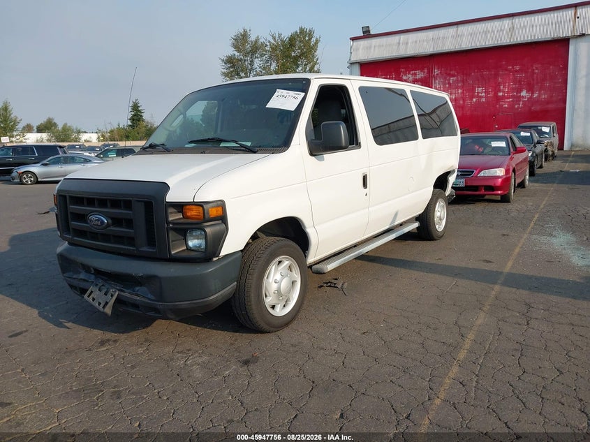 2009 Ford Econoline, Rear, IAAI, VIN 1FBNE31LX9DA72240 — photo 2
