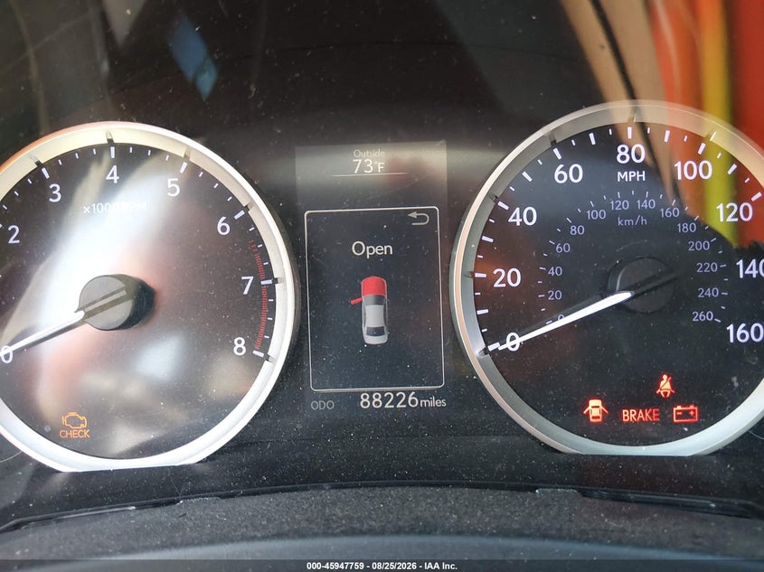 2015 LEXUS IS auction photo 7