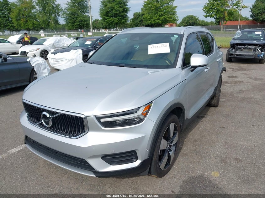 2019 Volvo XC40, Удар ззаду, IAAI, VIN YV4162XZ8K2006183 — фото 2