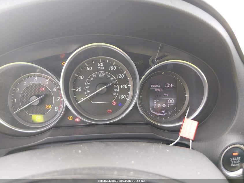 2014 MAZDA 6 SEDAN 2.5L I-4 DI, DOHC, VVT, 184HP