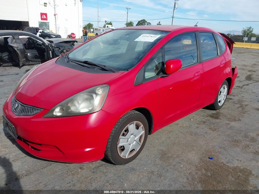 2013 Honda Fit, Удар ззаду, IAAI, VIN JHMGE8H30DC066547 — фото 2
