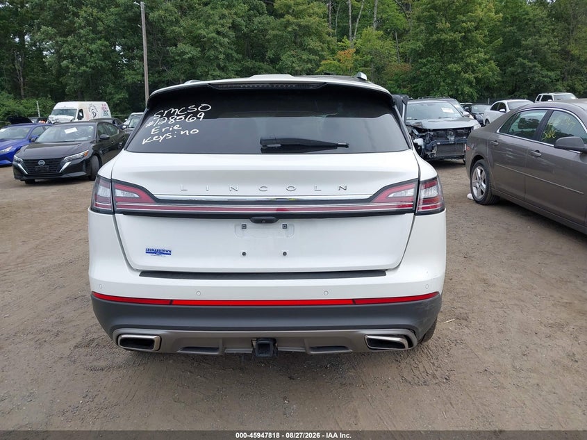 2022 Lincoln Nautilus (VIN: 2LMPJ8K93NBL01681)