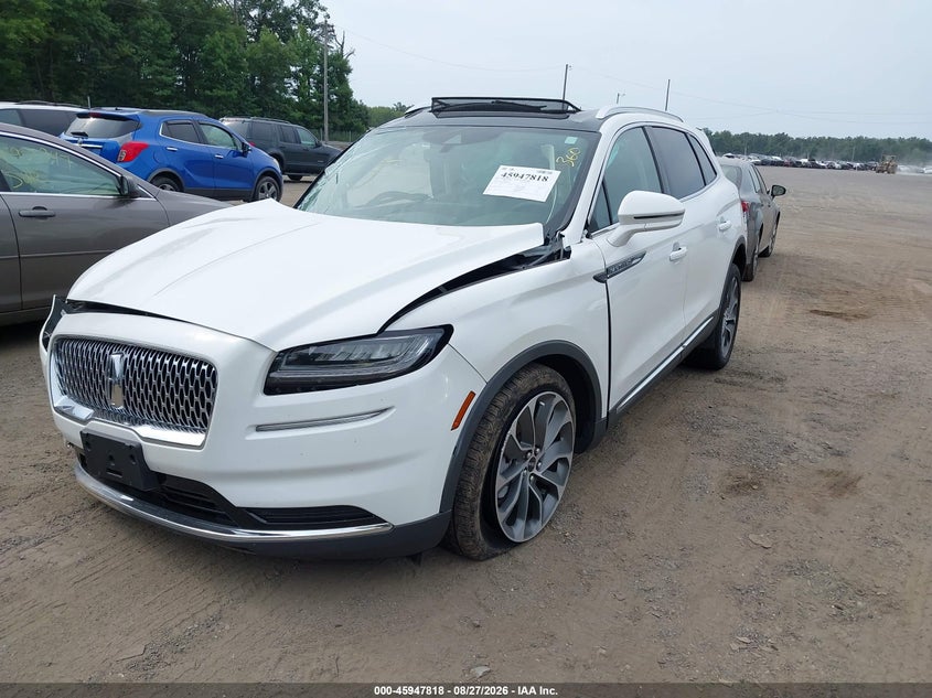 LINCOLN NAUTILUS 2022 VIN 2LMPJ8K93NBL01681