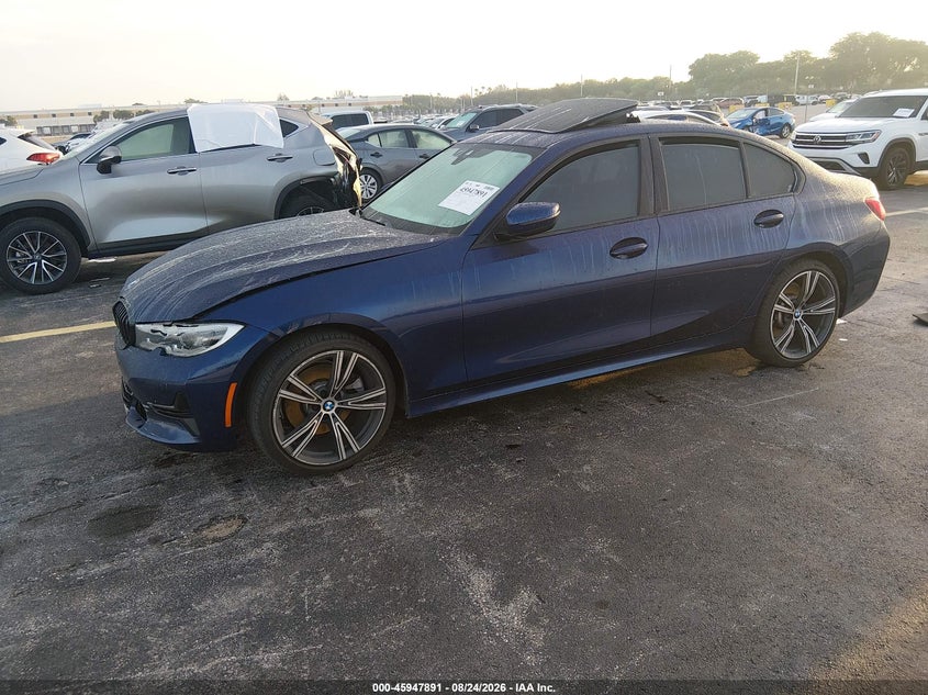 2020 BMW 3er, Front End, IAAI, VIN 3MW5R1J09L8B27207 — photo 2