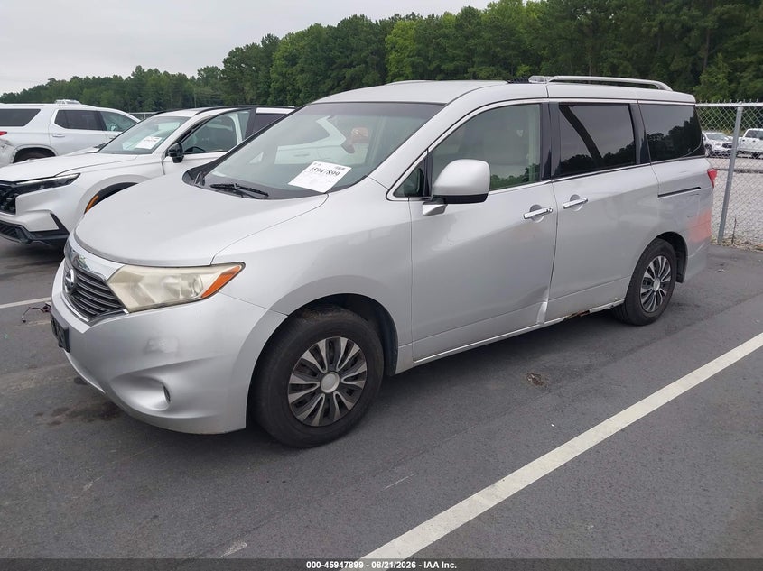 2012 Nissan Quest, Правый бок, IAAI, VIN JN8AE2KP0C9031877 — фото 2