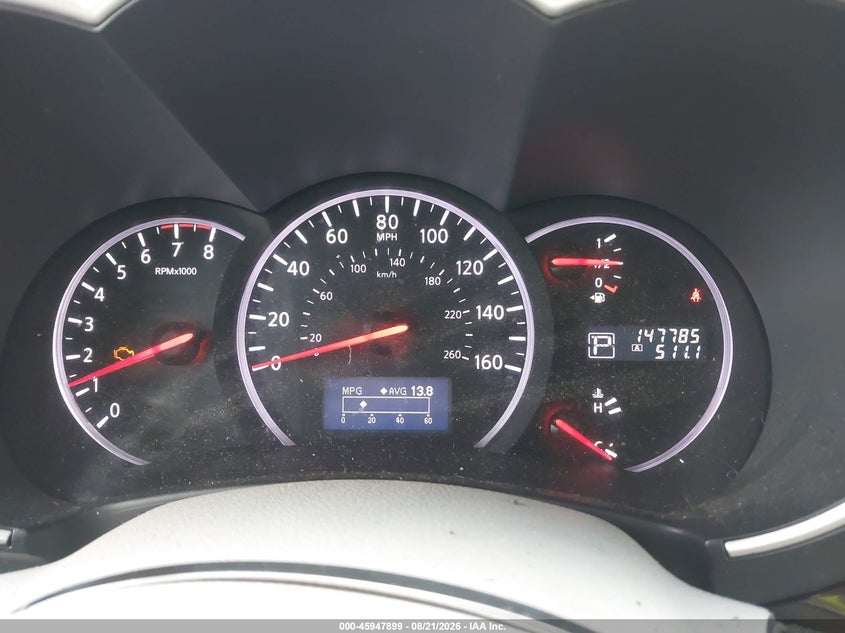 NISSAN QUEST 2012 VIN JN8AE2KP0C9031877