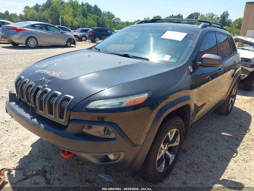 2014 Jeep Cherokee, Удар спереди, IAAI, VIN 1C4PJMBS2EW159205 — фото 2