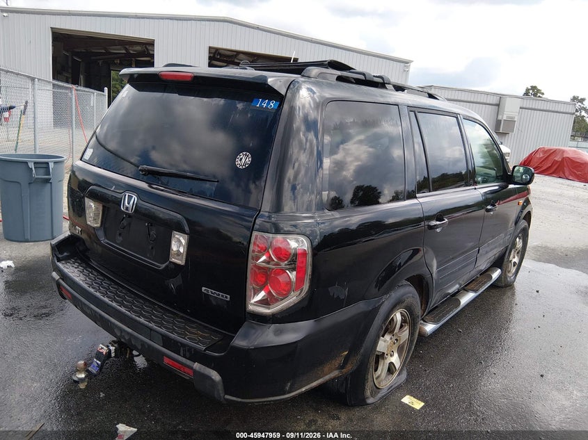 2007 HONDA PILOT auction photo 4