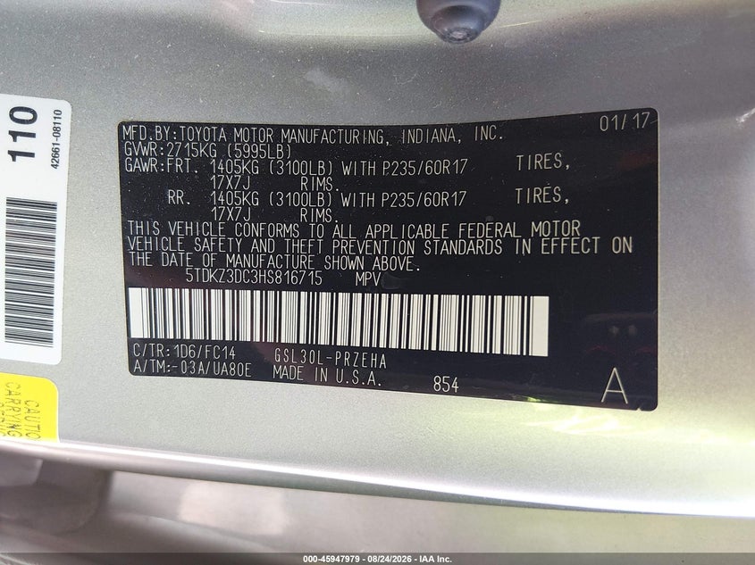 TOYOTA SIENNA - zdjęcie 9