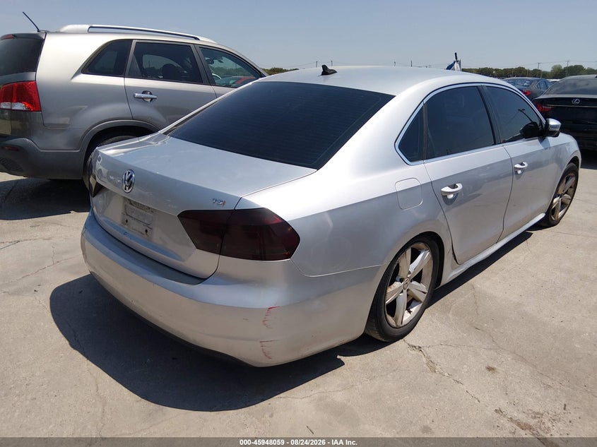 2015 VOLKSWAGEN PASSAT SEDAN 1.8L I-4 DI, DOHC, VVT, TURBO, 170HP