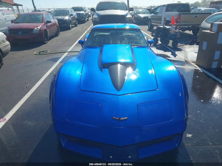 CHEVROLET CORVETTE 1981 VIN 1G1AY8765BS409844