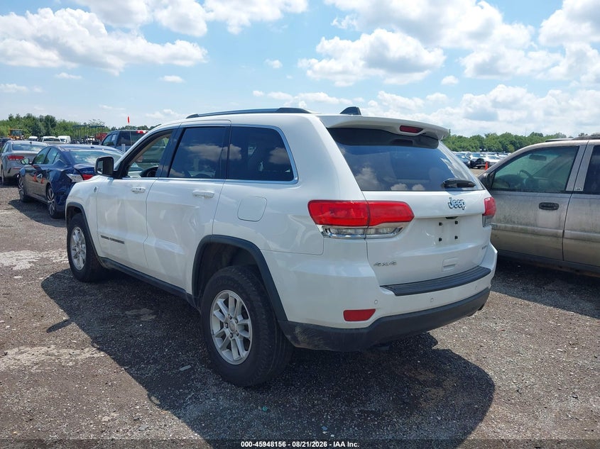 Vin: 1c4rjfag7kc544595, lot: 46447370, jeep grand cherokee laredo e 4x4 20193