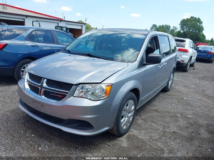 Vin: 2c4rdgbg6jr273336, lot: 46447381, dodge grand caravan se 20182