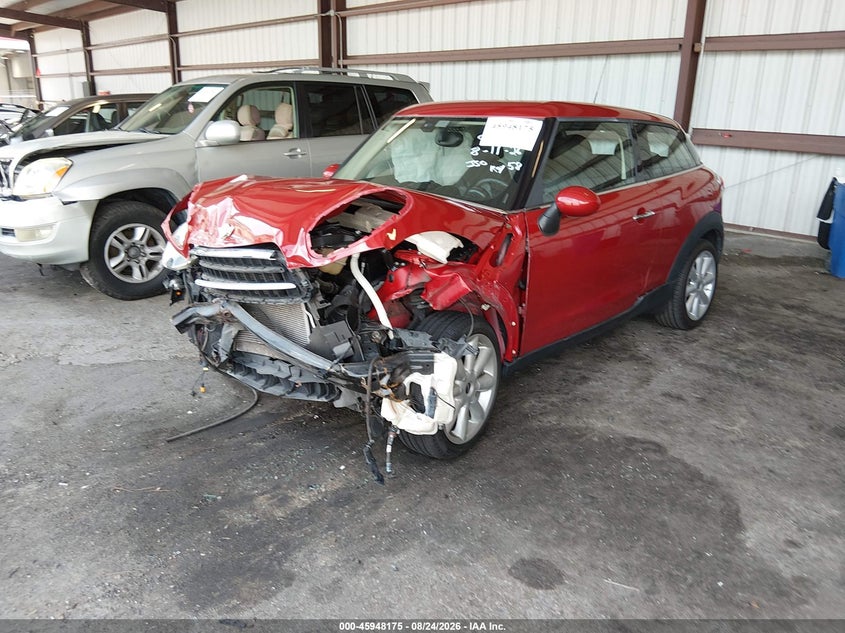 Vin: wmwss1c53ewn94813, lot: 46447389, mini paceman cooper 20142