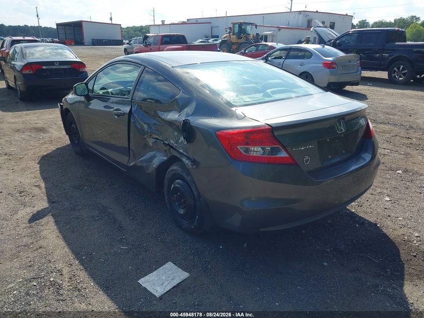 2012 HONDA CIVIC COUPE 1.8L I-4 VVT, 140HP