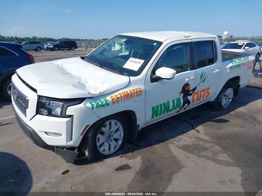 2024 Nissan Navara (Frontier), Rollover, IAAI, VIN 1N6ED1EJ7RN642326 — photo 2