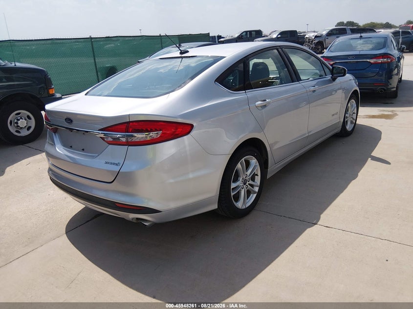 2018 FORD FUSION HYBRID auction photo 4
