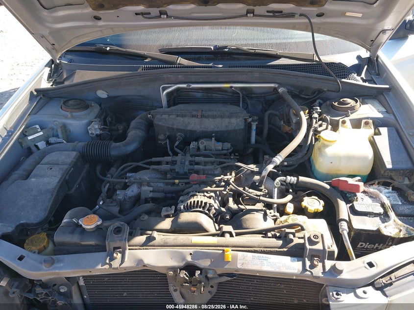 2003 SUBARU FORESTER SPORT UTILITY VEHICLE 2.5L H-4 REGULAR , 165HP