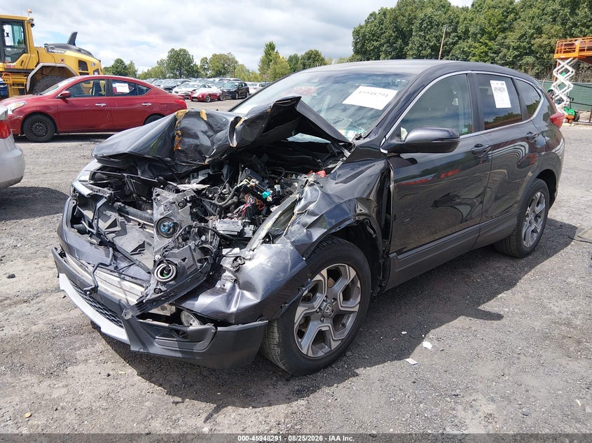 2018 Honda CR-V, Front End, IAAI, VIN 7FARW2H55JE016610 — photo 2