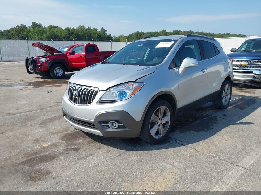2016 Buick Encore, Left Rear, IAAI, VIN KL4CJGSB5GB747782 — photo 2