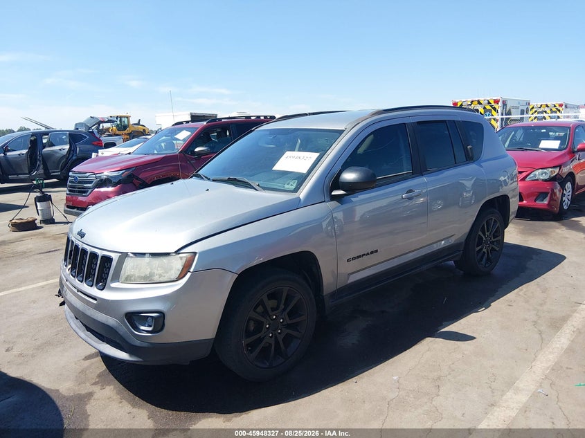 2014 Jeep Compass, Удар спереди, IAAI, VIN 1C4NJCBA5ED822853 — фото 2