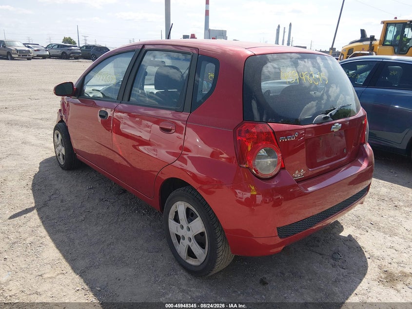 CHEVROLET AVEO 2009 VIN KL1TG66E89B391583