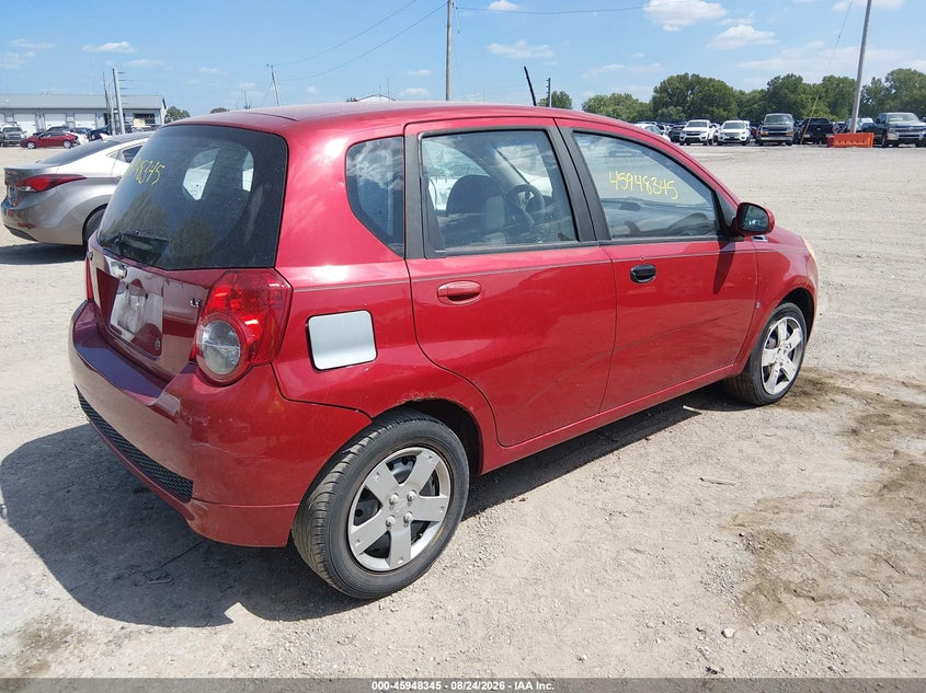 CHEVROLET AVEO 2009 VIN KL1TG66E89B391583