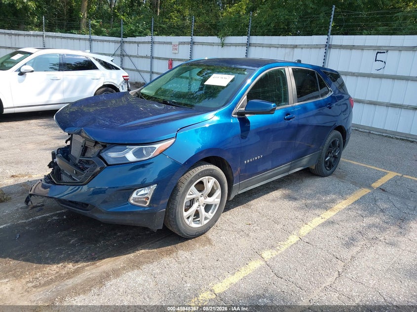 2021 Chevrolet Equinox, Front End, IAAI, VIN 3GNAXUEV3ML352422 — photo 2