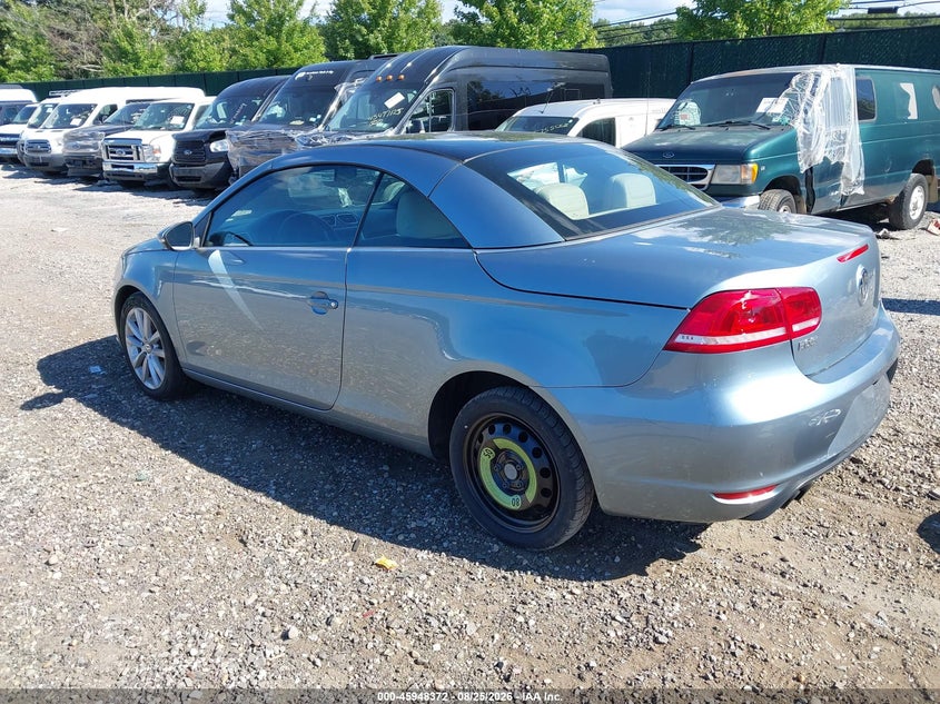 VOLKSWAGEN EOS 2012 VIN WVWBW7AH6CV002895