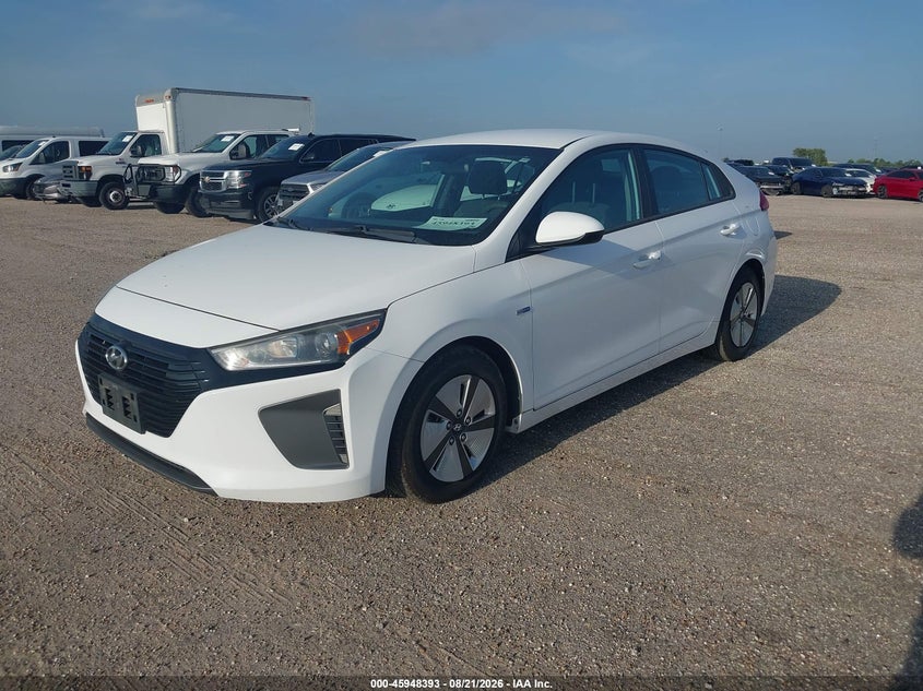 Vin: kmhc65lc6ju075595, lot: 46447607, hyundai ioniq hybrid blue 20182