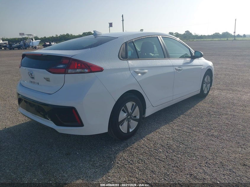 Vin: kmhc65lc6ju075595, lot: 46447607, hyundai ioniq hybrid blue 20184
