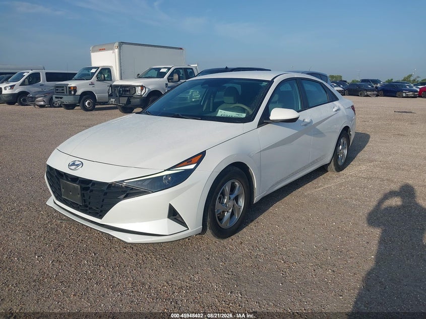 Vin: 5npll4ag0mh049781, lot: 46447616, hyundai elantra se 20212