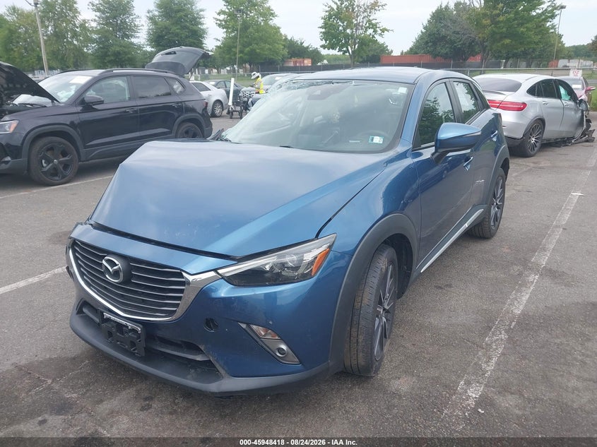 2018 Mazda CX-3, Front End, IAAI, VIN JM1DKFD77J0314834 — photo 2