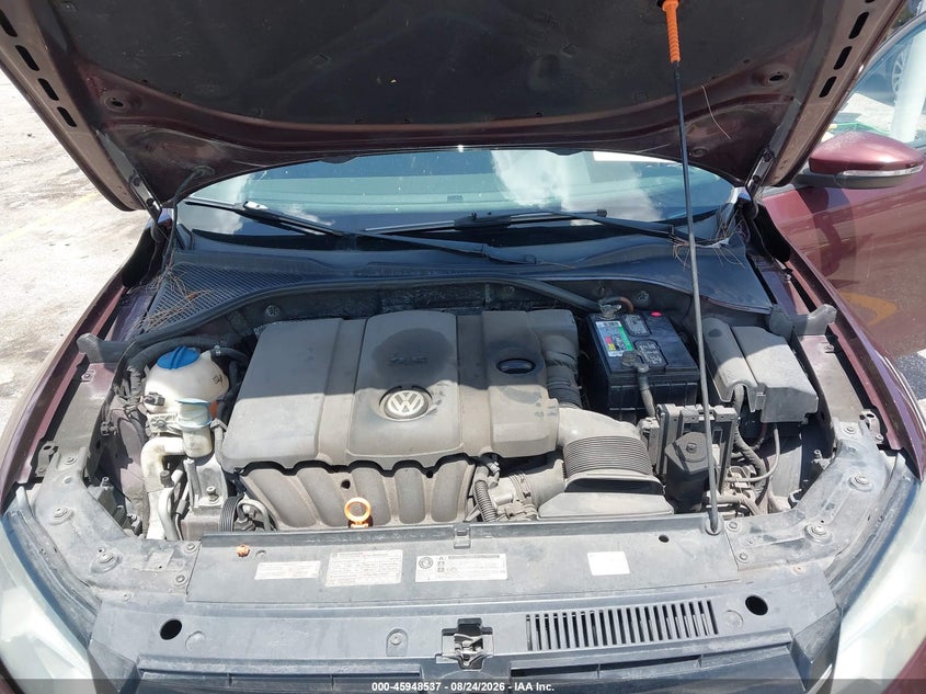 2012 VOLKSWAGEN PASSAT SEDAN 2.5L I-5 DOHC, VVT, 170HP