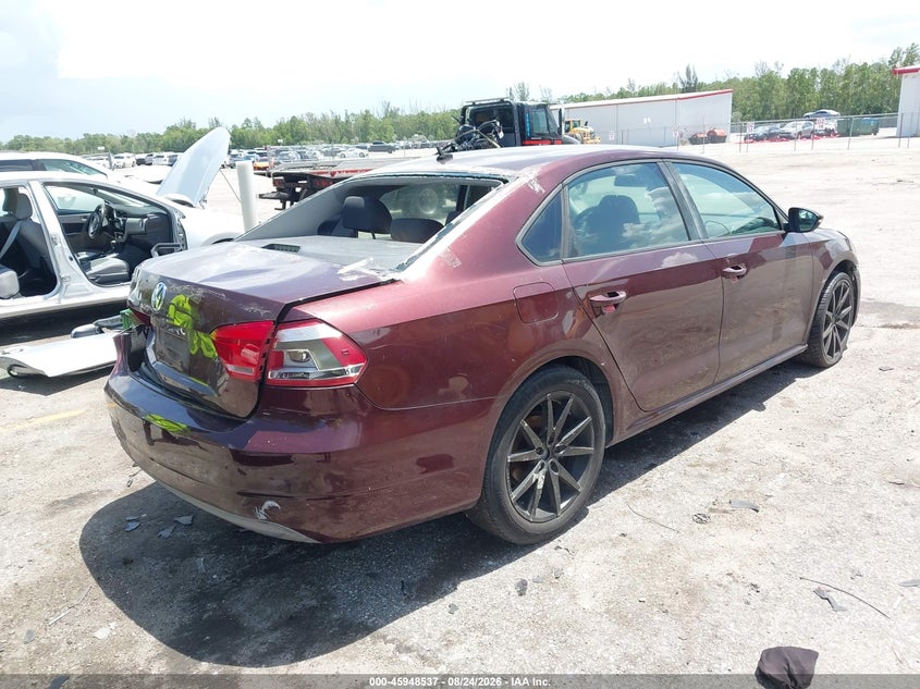 2012 VOLKSWAGEN PASSAT SEDAN 2.5L I-5 DOHC, VVT, 170HP