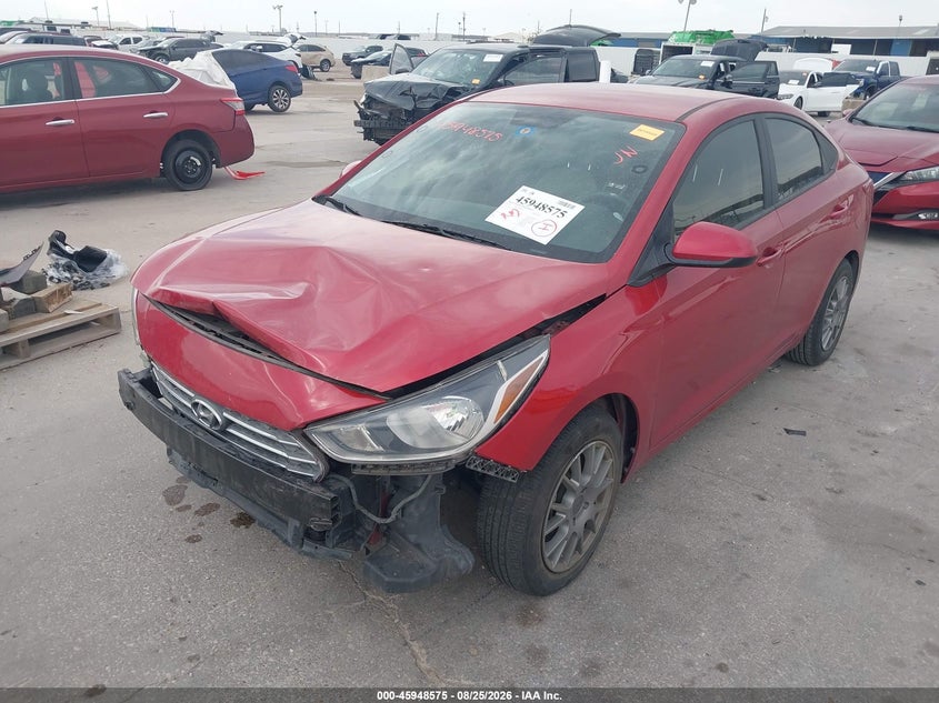 2019 Hyundai Accent, Front End, IAAI, VIN 3KPC24A31KE060936 — photo 2