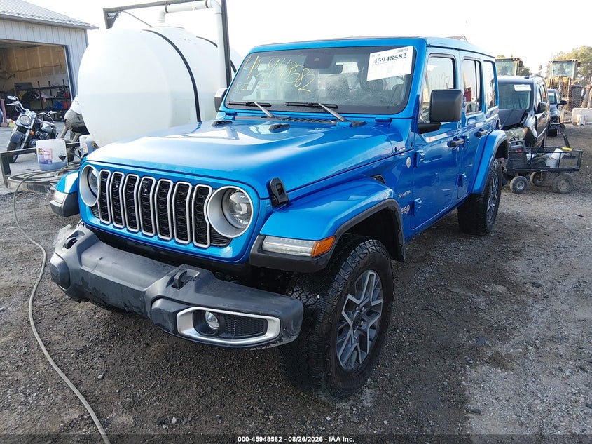 Vin: 1c4pjxeg2rw261098, lot: 46447796, jeep wrangler 4-door sahara 4x4 20242