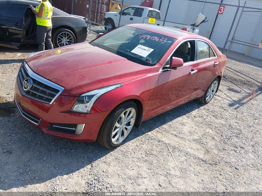 2014 Cadillac ATS, Звичайний знос, IAAI, VIN 1G6AJ5SX0E0129813 — фото 2
