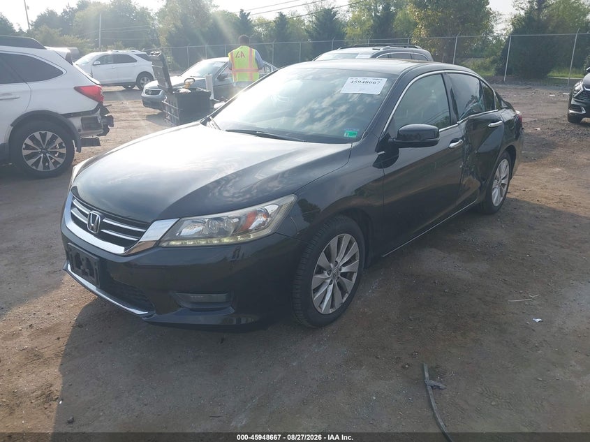 2014 Honda Accord, Левый бок, IAAI, VIN 1HGCR3F95EA017115 — фото 2