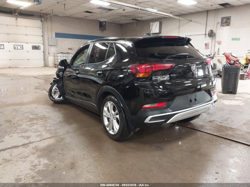 Vin: kl4mmcsl1nb078064, lot: 46447954, buick encore gx awd preferred 20223