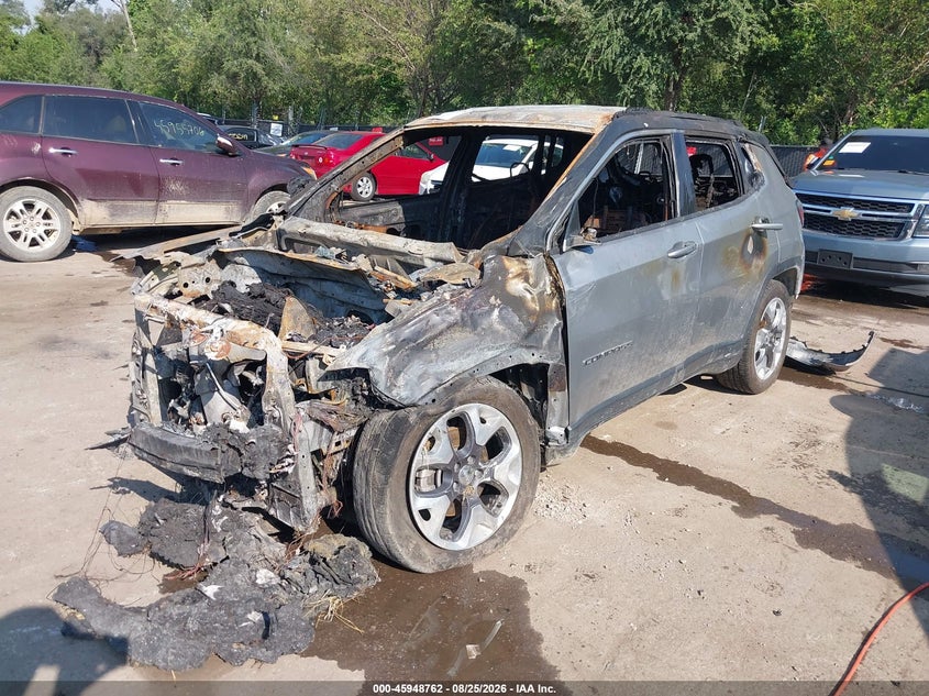 2020 Jeep Compass, Total Burn, IAAI, VIN 3C4NJDCB3LT200286 — photo 2